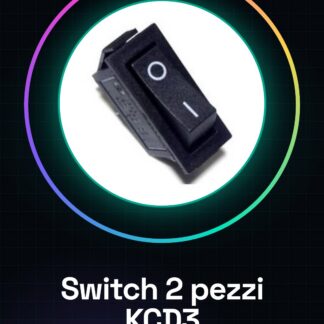 Switch 2 pezzi KCD3 Round nero / KCD3 / 2pins I / O 15A 250V Switch