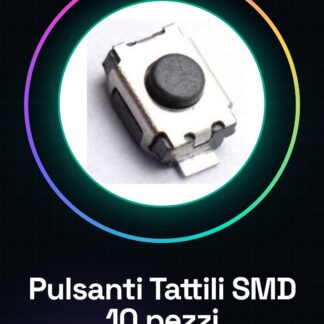 10 pezzi Pulsanti Tattili 3 * 4 * 2 Switch SMD 2pins