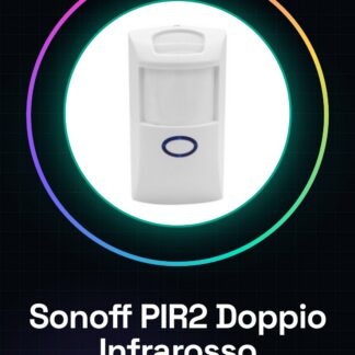 SONOFF PIR2 Radio Rilevatore a Doppio Infrarosso, 433 MHz RF Sensore di Movimento PIR Sensor Sistema di Allarme di Sicurezza per Amazon Alexa e Google Home