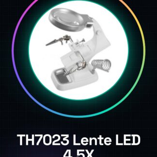 TH7023 Lente d'ingrandimento per saldatura multifunzionale Lente d'ingrandimento a LED Lente d'ingrandimento per labbra 3X / 4,5X Lente d'ingrandimento da tavolo Saldatore di terza mano