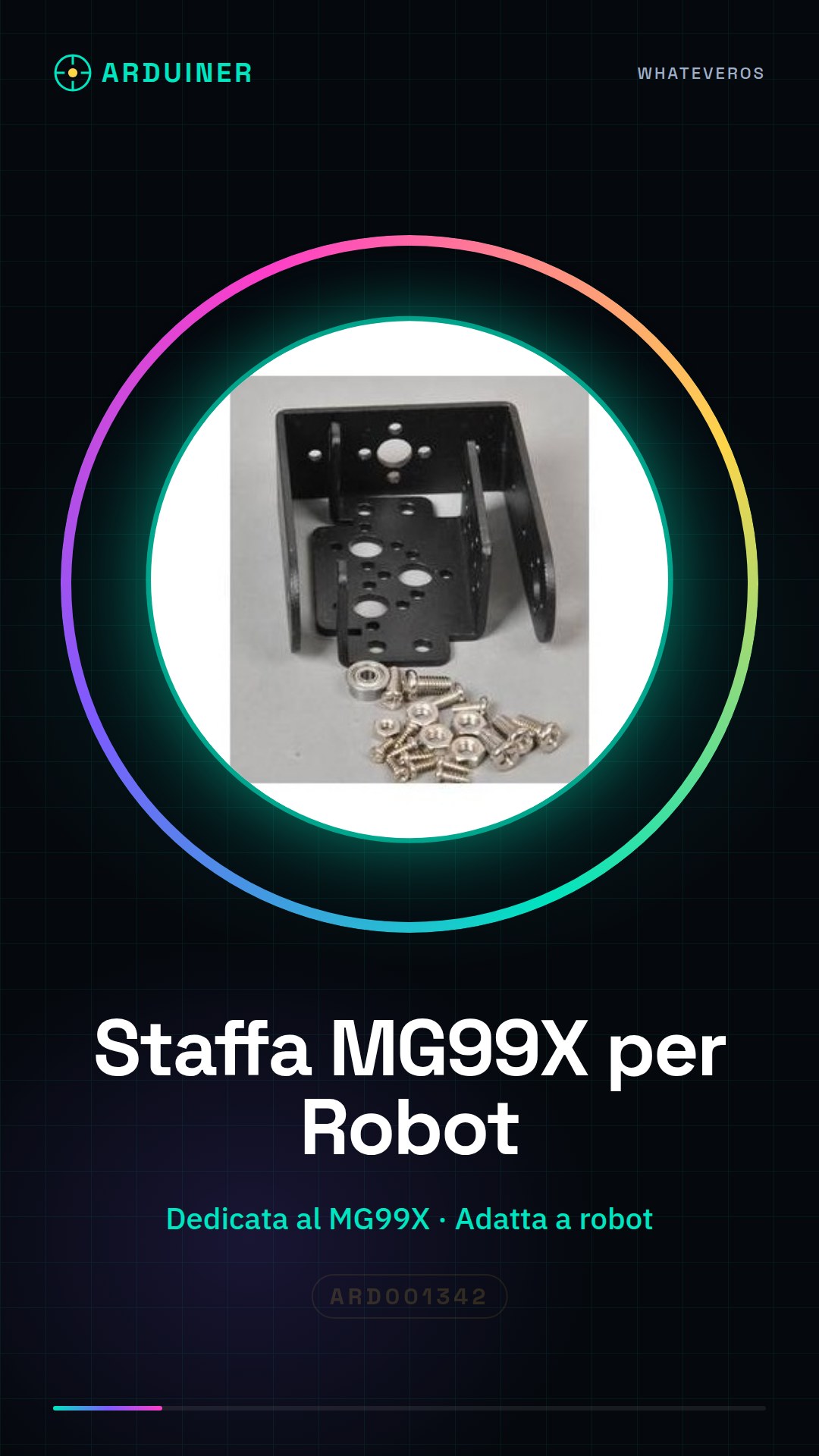 DIY Bracket with Base for MG99X Motor Connection for Robots