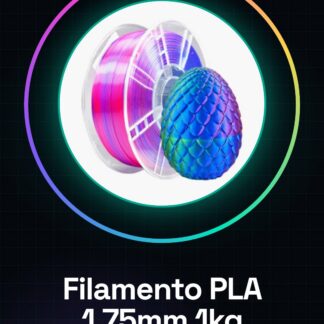 Filamento PLA 1.75mm 1kg – Tricolore Rosso/Verde/Blu – Alta Qualità per Stampanti 3D