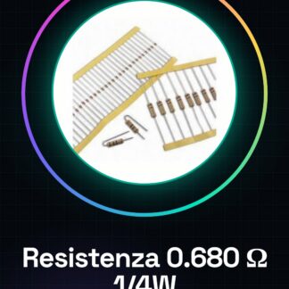 50 Pezzi Resistenza 0.680 ohm 1/4w 1/4 w 5%