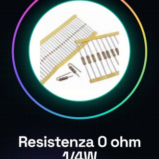 50 Pezzi Resistenza 0 ohm 1/4w 1/4 w 5%