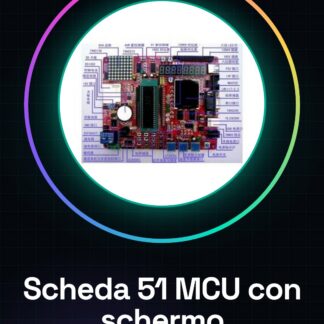 Scheda di Sviluppo 51 MCU con schermo colorato con AD DA scheda esperimenti