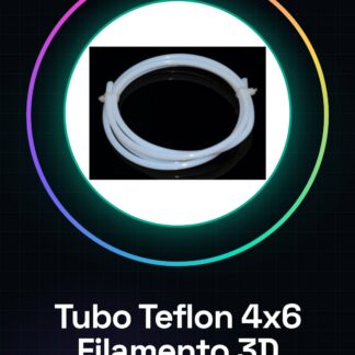 1Mt Tubo in Teflon Diametro 4*6 per guida Filamenti 3mm 3D