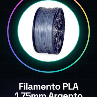 Filamento PLA 1.75mm 1kg – Argento – Alta Qualità per Stampanti 3D