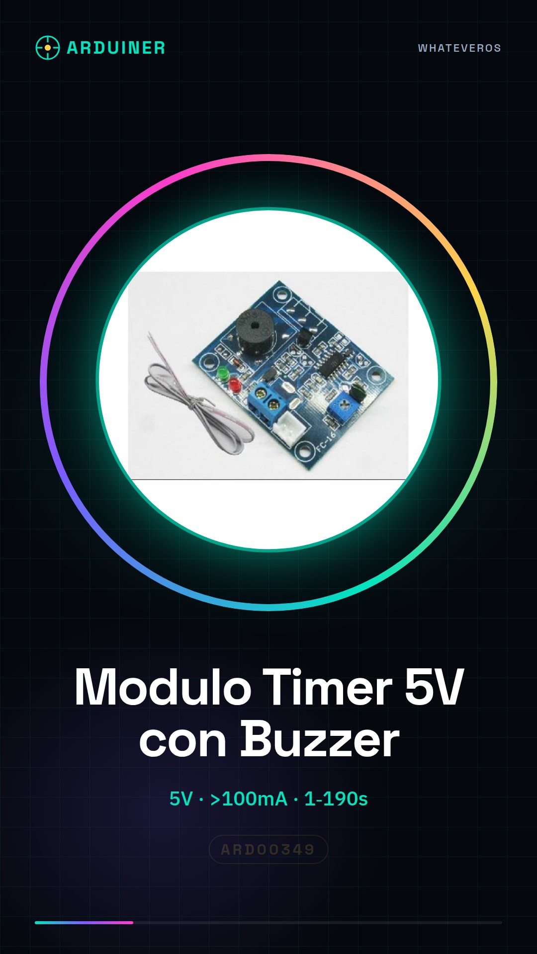 5V Timer Alarmschaltkreis mit Buzzer