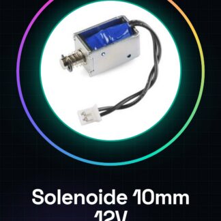 Electromagnetic Pull Solenoid HCNE1-1039, 10mm, 100g, 12VDC