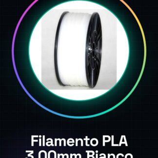 Filamento PLA 3.00mm 1kg – Bianco – Alta Qualità per Stampanti 3D