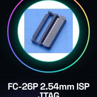 5 Pezzi Connettore per cavo piatto FC-26P a pressione spaziatura 2.54mm presa ISP JTAG