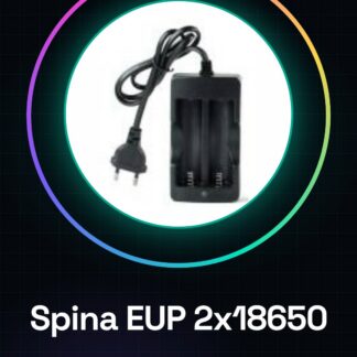 Spina EUP caricabatterie 2 * 18650 Batteria