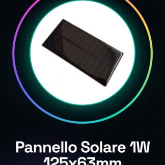 1W Pannello Solare 125*63MM