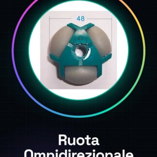 Roue Omnidirectionnelle 48MM pour Smart Car, Robot, Rover