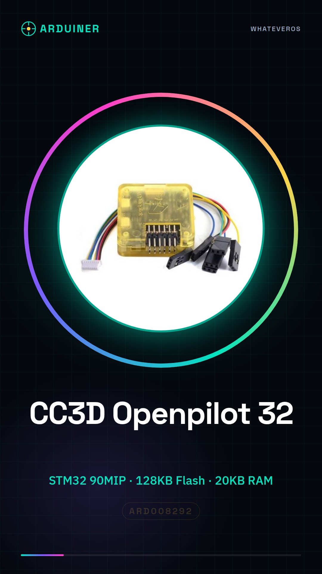 CC3D Openpilot Open Flight Controller 32 mit FPV QAV Verteilung