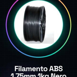 ABS-Filament 1.75mm 1kg – Schwarz – Hochwertig für 3D-Drucker (MakerBot, Ultimaker, Prusa, RepRap)