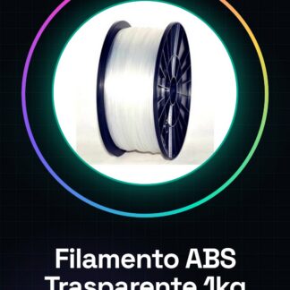 ABS-Filament 1.75mm 1kg – Transparent – Hochwertig für 3D-Drucker (MakerBot, Ultimaker, Prusa, RepRap)