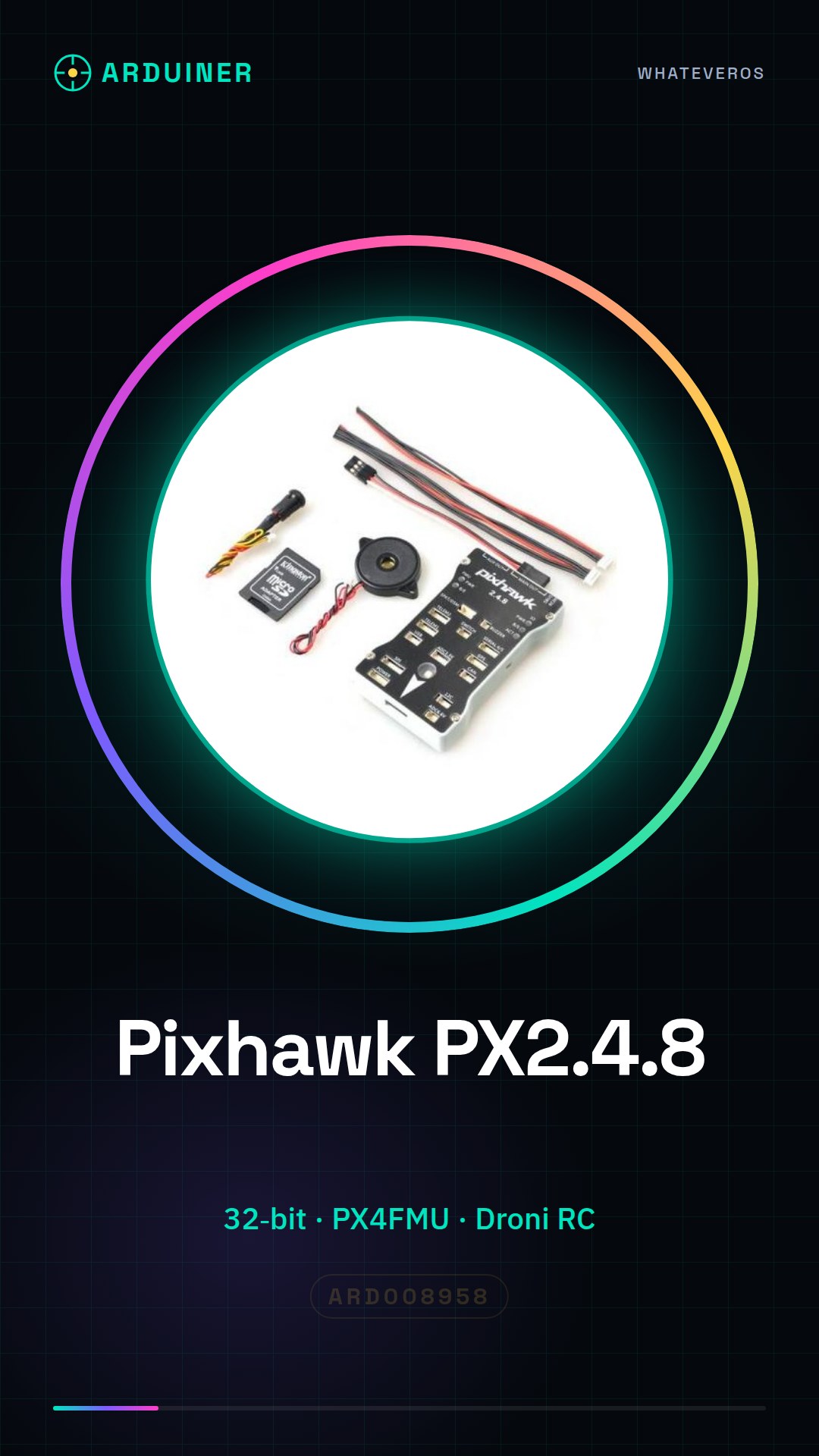 Contrôleur de vol PixHawk PX2.4.8 32 bits pour drones RC Contrôleur de vol PX4FMU PX4IO