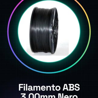 ABS-Filament 3.00mm 1kg – Schwarz – Hochwertig für 3D-Drucker (MakerBot, Ultimaker, Prusa, RepRap)