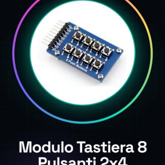 8 Pulsanti push 2x4 8 Bottoni tastiera Modulo Matrice tastiera scheda accessoria
