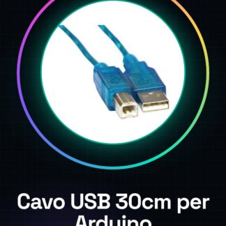 CABLE USB 30cm POUR ARDUINO UNO, MEGA, DUEMILANOVE, LEONARDO