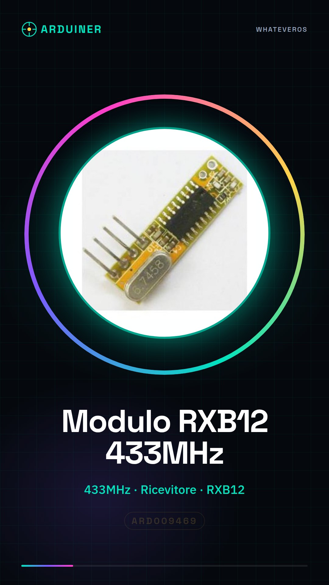 SYN470R Module RXB12 / Récepteur sans fil 433MHZ