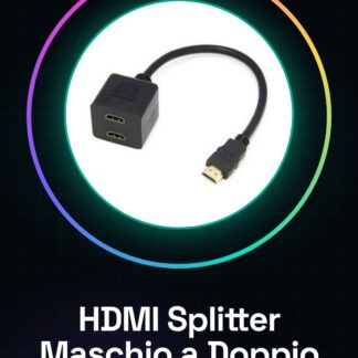 Cavo Adattatore da HDMI Maschio a Doppio HDMI Femmina HDMI Splitter