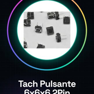 10 Pezzi 6*6*6 2Pins Tach Pulsante