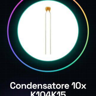 10 Pezzi K104K15X7RF53H5 Condensatore Ceramico Multistrato, Serie Mono-Kap, 0.1 µF, ± 10%, X7R, 50 V, Conduttori Radiali