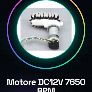 DC12V 7650 RPM Pista Telaio Motore All metal gear Motore con encoder per robot intelligente Modello Carro Armato Spazzare robot