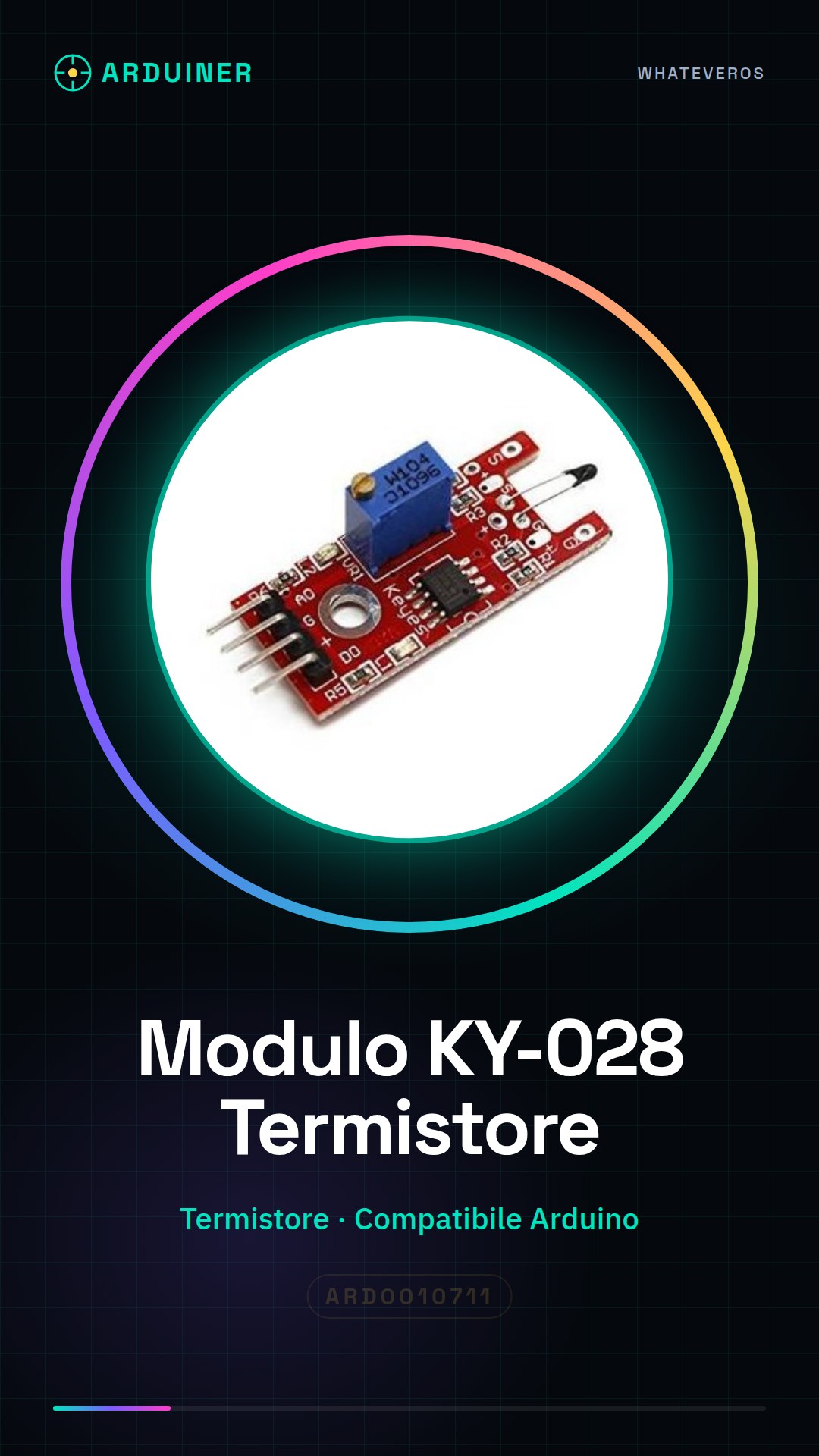 Temperatursensor-Modul KY-028 mit Thermistor