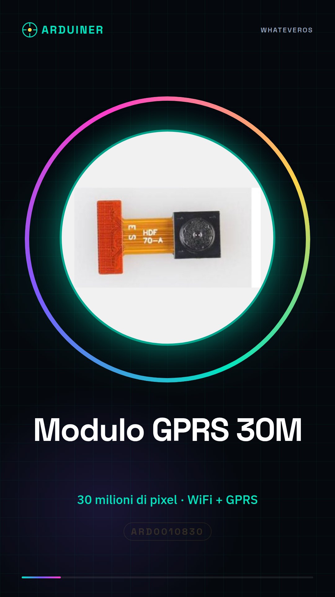 GPRS Module with 30-Megapixel Camera, WiFi + Dual GPRS Channel