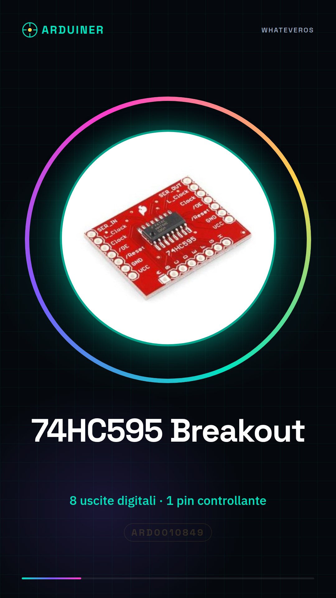 74HC595 Shift Register Breakout