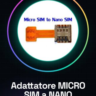 Adattatore MICRO SIM CARD a NANO SIM CARD