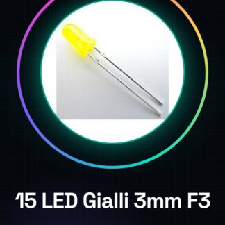 15 Diodos LED Jaune 3mm F3
