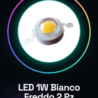 2 pezzi 1W Led bianco Freddo lampada ad alta potenza 80-90 Lm per la casa cucina ufficio fai da te