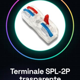 Terminale SPL-2P 2P trasparente