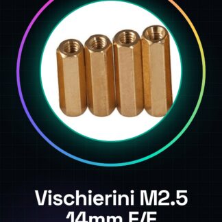 10 Pezzi M2.5 * 14mm F / F Hexagon Brass Cylinder