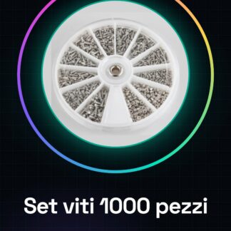 Set di viti da 1000 pezzi in acciaio inossidabile Mini occhiali elettronici per riparazione di orologi Kit dado con cacciavite edelstahl schrauben 1FM