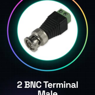 2 Pezzi BNC Terminal Male