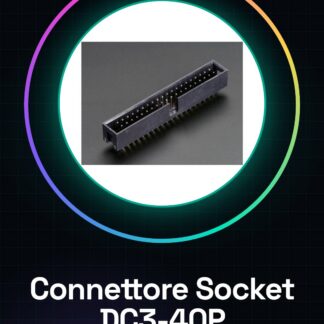 3 Pezzi Connettore Socket DC3-40P JTAG spaziatura 2.54mm IDC header ISP
