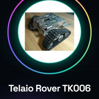 Telaio Base Rover Robot Carro in Metallo con Cignhie e Motori TK006