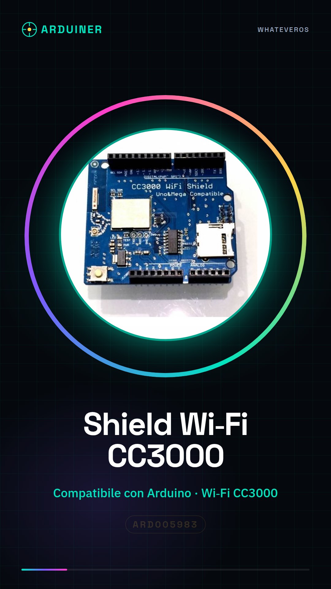 Wi-Fi CC3000 Shield für Arduino
