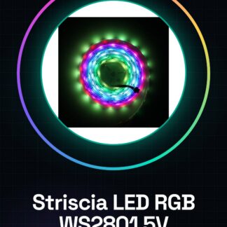 Striscia LED RGB 5V WS2801 5050 32 Led metro bobina 5 metri