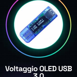 Voltaggio Amperometro Potenza Capacità Misura OLED USB 3.0 Alta Voltaggio