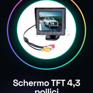 Schermo TFT LCD Auto 4.3 pollici PAL / NTSC
