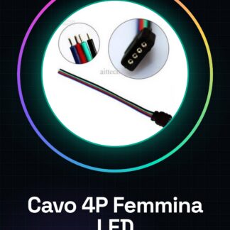 4P Female Cable for LED Strips (3528, 5050)