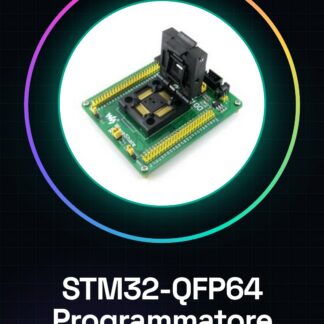 STM32-QFP64 STM32 STM32F (F1 F2 F4) STM32L LQFP64 Programma QFP64 Programmatore Programmazione Porta SWT JTAG Yamaichi IC Test &