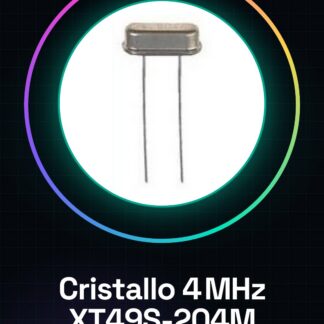 10 Pezzi XT49S-204M CRISTALLO 4MHZ