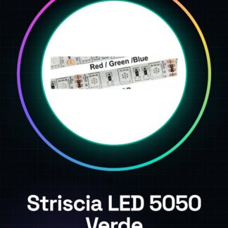 5050 SMD verde 12V 60 LED / metro IP65 Impermeabile 5 m / bobina, prezzo per 5 m / bobina